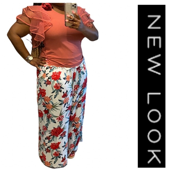 Brand New! A Love Story Salmon Fluttered Tiered Tulle Short Sleeve Shirt Size XL - Picture 10 of 10